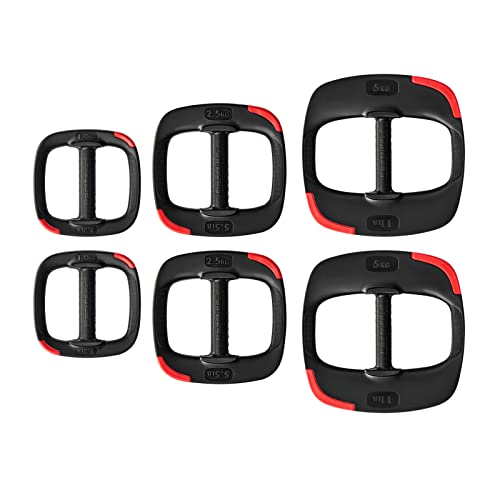 Les Mills™ Exercise Set of 6 Weight Plates for Total Body Workouts, 30.8 lbs Total by Les Mills - Used condition - US$259.60