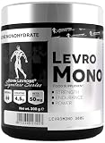 Kevin LEVRONE Levro Mono | Creatine Monohydrate Pulver | Halal Correct Guarantee | Ohne Geschmack (300 gr) 66 Servings