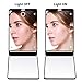 Feruaro Travel Mirror Portable LED Lighted Makeup Mirror with 8 Dimmable Led Lights Touch Switch Travel Makeup Mirror with Light Folding Compact Mirror 1X 2X Magnification Large Compact Mirror