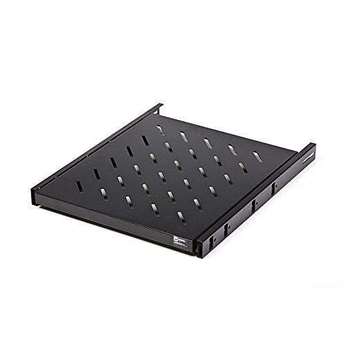 Mach Power Ar-8Ssb Mensola Estraibile Con Attacco A 4 Punti Per Armadi Rack Da 19", 530 Mm, Nero