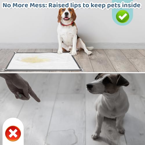 1 suporte de almofada de xixi 76 x 61 centímetros bandeja de silicone para cães bandeja de penico se