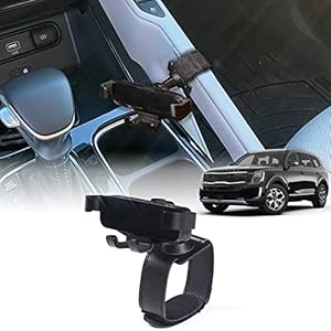 CHEAYAR Car Phone Holder Mount Compatible with Kia Telluride 2018-2024, Easy Release – CLAMP ON Design