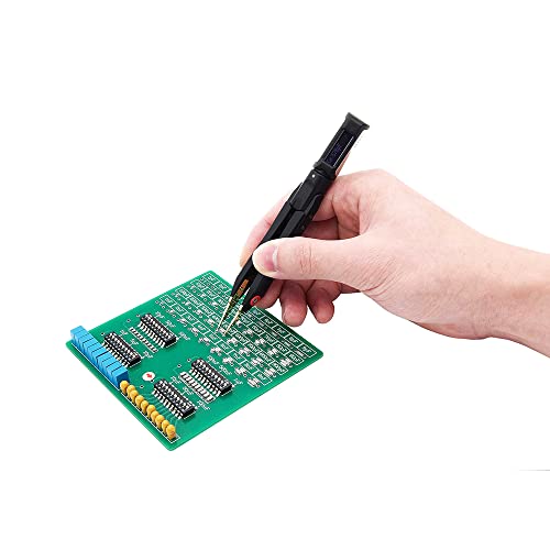 DT71 Mini Digital Tweezers LCR/ESR Multimeter Testers, Miniware, Measurement for SMD/Resistor/Capacitor/Inductance/Voltage/Frequency/Diode, with Interchangeable Tweezers Tips DT71 Mini Digital Tweezers LCR/ESR Multimeter Testers, Miniware, Measurement for SMD/Resistor/Capacitor/Inductance/Voltage/Frequency/Diode, with Interchangeable Tweezers Tips