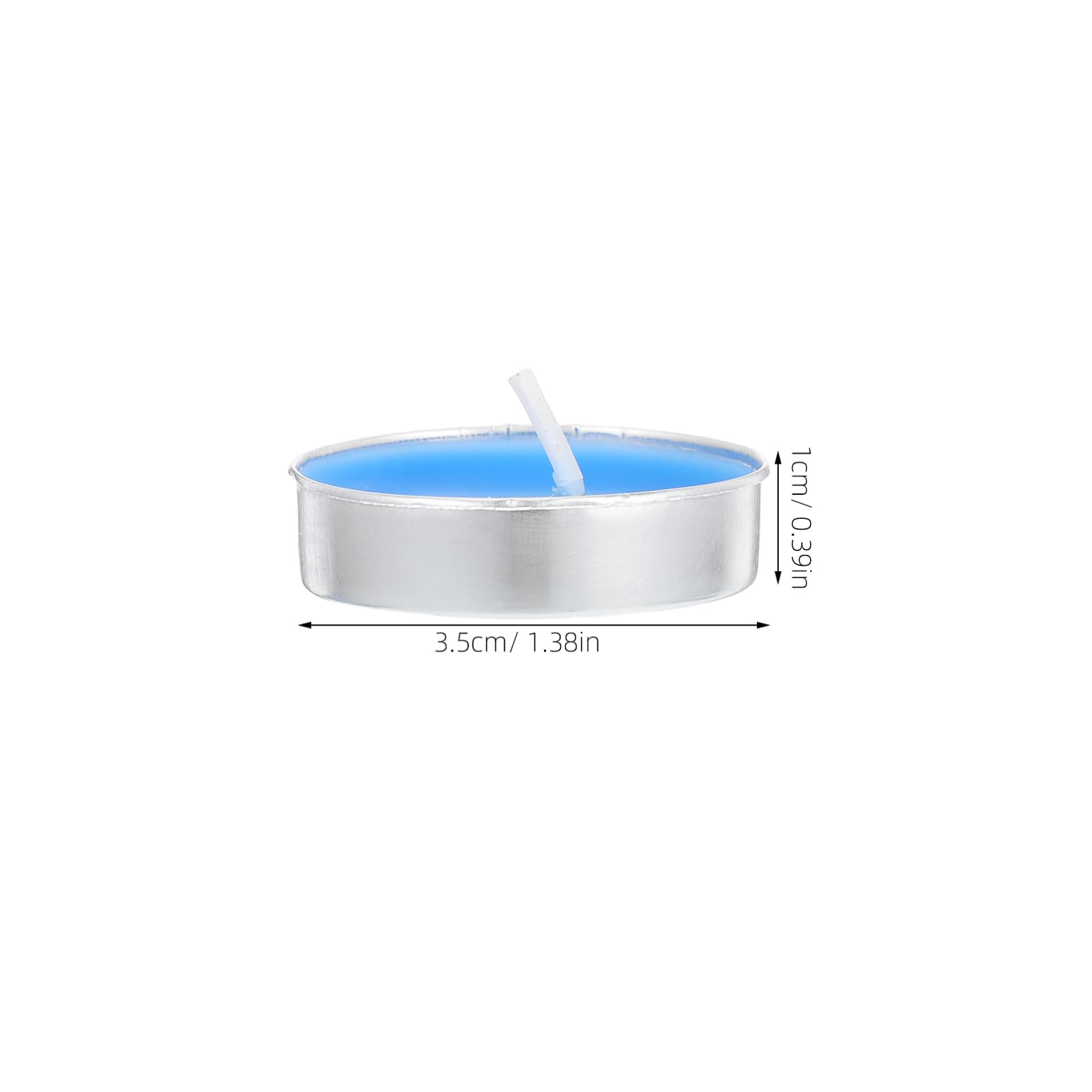 Alipis 50 Pezzi Tealight Non Profumate Confezione da Rotonde Eleganti per Matrimoni Romantiche e Decorazioni per Speciali