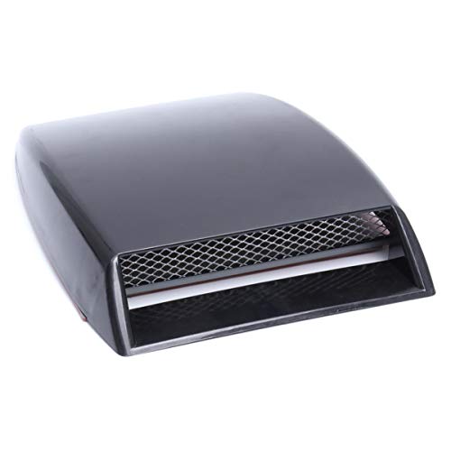 Besportble Car Air Flow Intake Hood Scoop Turbo Bonnet Suv Vent Cover For Auto Black #TOP3