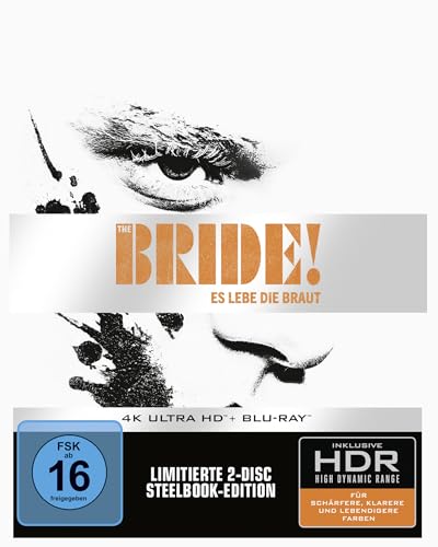 Bild: The Bride! - Es lebe die Braut (Steelbook, 4K-UHD+Blu-ray) f�r 34,99 EUR bei amazon.de