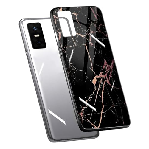 Image of COLORflow Back Cover Compatible with Infinix GT 30 Pro 5G | Black Marble Golden | Shockproof TPU Bumper Cover with Camera Protection Back Cover Compatible with Infinix GT 30 Pro 5G