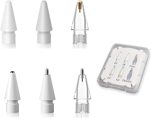 LOVE MEI Apple Pencil Pro�p�����p�y���V���`�b�v Apple 2nd 1Gen USB-C�p Logicool Crayon Digital Pencil�p �y���V���`�b�v �y���V���`�b�v �p�b�h�v�� �y���V���Z�b�g 6�p�b�N (�N