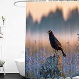 FÁCIL DE INSTALAR:La cortina de ducha cuenta con ganchos de plástico que la sujetan y deslizan fácilmente sin rayar el suelo. Su instalación es muy rápida y sencilla. Es ideal para uso doméstico y hotelero, y una excelente opción para la decoración de baños y aseos.