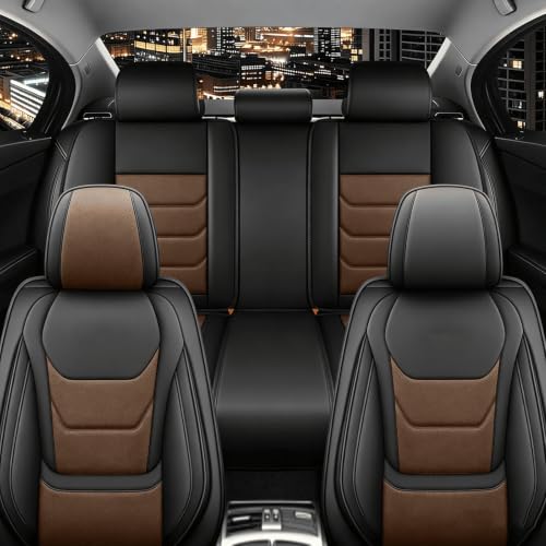 Housses de siège auto cuir VW Golf Mk7 5G Facelift jeu complet 2016-2019 - 3
