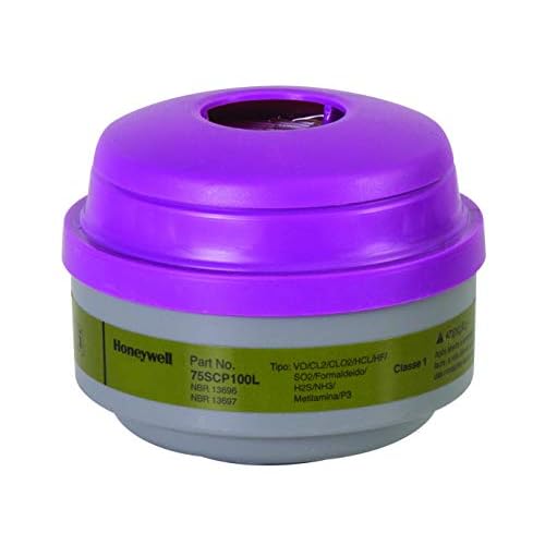 NORTH Honeywell 75SCP100L Defender Multi-Purpose Cartridge with P100 Filter, Olive/Magenta, 2.75 X…