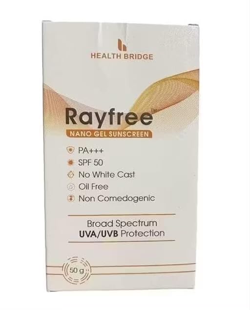Rayfree Nano Gel Sunscreen SPF 50 PA++ 50gm - Review, Price and Buying Guide