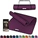 ALPIDEX Yogamatte Extra Dick 1,5 cm Gymnastikmatte 3 Größen E-Book rutschfest Phthalatfrei Fitness Matte Turnen Pilates Sport Physio HIIT Yoga Trainingsmatte Isomatte, Berry, 190 x 60 x 1.5 cm