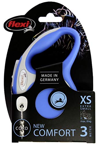 Flexi Hondenlijn, uittrekbaar, met zachte grip, 3 m / 5 m / 8 m / 8 m / 8 - 20 kg