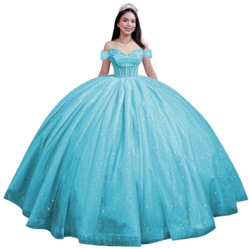 Youjiayi Plus Size Blue Quinceaneara Dress Ball Gown Size 20