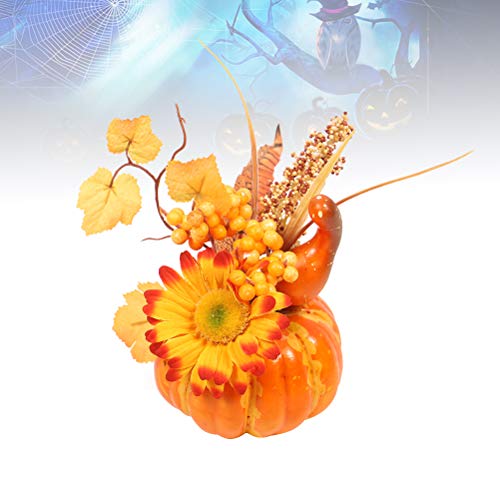 Decoração de Halloween Decorationss Halloween Flor artificial folha de bordo decoração de abóbora de