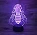 Produktbild LED 3D Fernbedienung Nachtlicht Acryl USB Lampe Transparent Acryl Nachtlicht USB Touch Sensor Kinder Niedliche Cartoon Spielzeug Tier Mehrfarbige Lampe Schreibtisch Kinder Geschenk