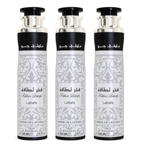 Lattafa Fakhar Homme Air Freshener Spray 300ml (Pack of 3)