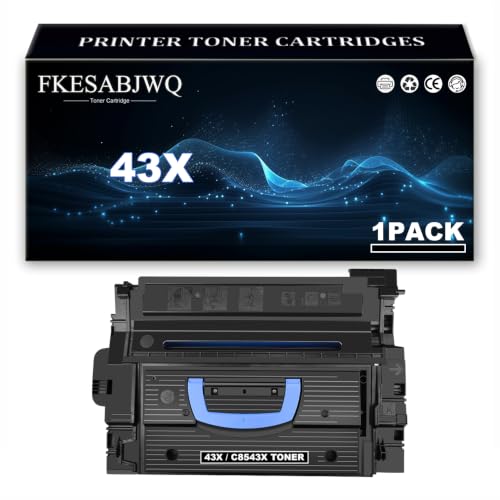 Cartouche toner 43X C8543X noir haute capacité pour imprimante HP LaserJet 9000 et 9050