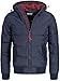 Produktbild Indicode Herren Adrian ZA Steppjacke in Daunenjacken-Optik | Winterjacke Übergangsjacke Navy M