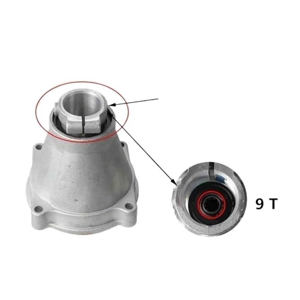 N90R 26Mm 9 Dientes 9T cortacésped Placa de Disco de conexión desbrozadora Accesorios de accionamiento Colgante Lateral