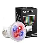 RubyLux Red & Blue LED Bulb - Small - 2nd Generation