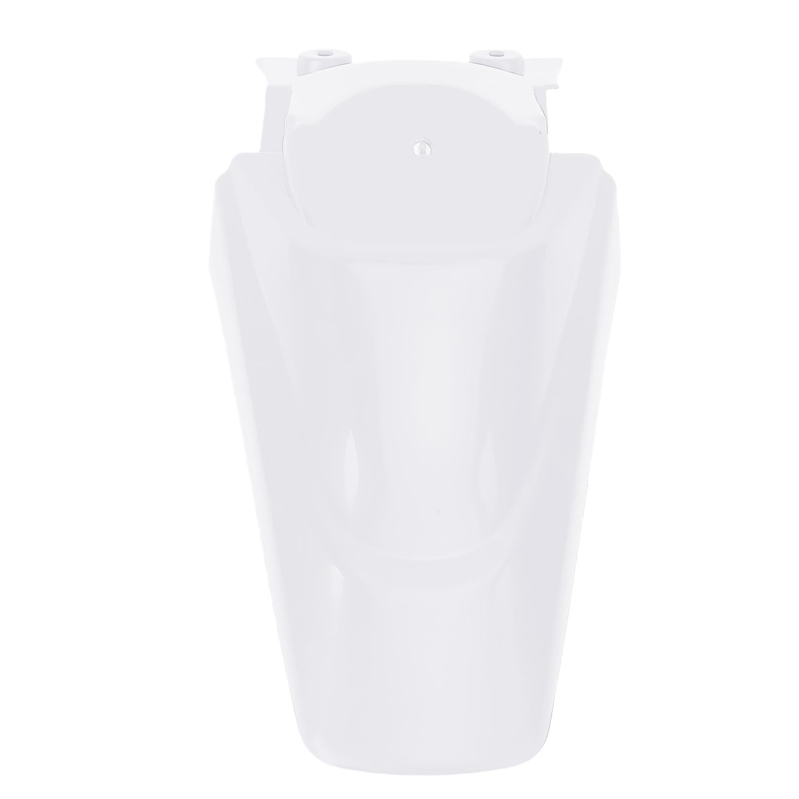 Garde-boue arrière de moto en plastique, protection de queue, garde-boue de remplacement pour KLX110 KX65 Dirt Pit Bike Motocross, garde-boue arrière ABS haute durabilité (Blanc)