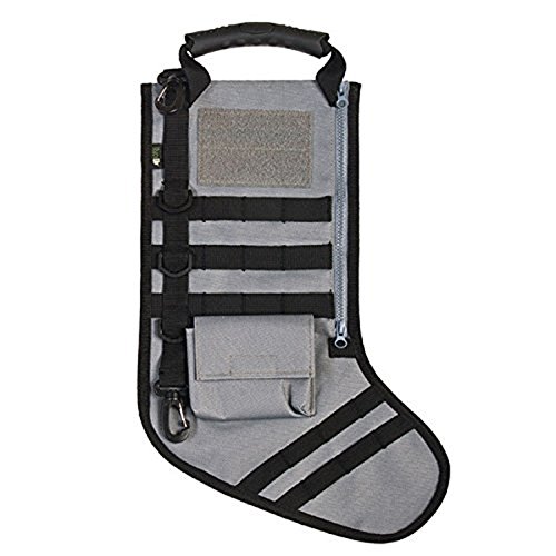 Infinity Commerce Inc. RUCKUP RUXMTSGB Tactical Christmas Stocking, Full, Shadow Gray