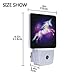 Naanle Set of 2 Magic Unicorn Stars Purple Auto Sensor LED Dusk to Dawn Night Light Plug in Indoor for Adults
