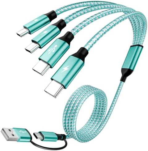 4 in 2 USB A/C to USBC Charging Cord,USB C Splitter Multi Charging Cable — view 7