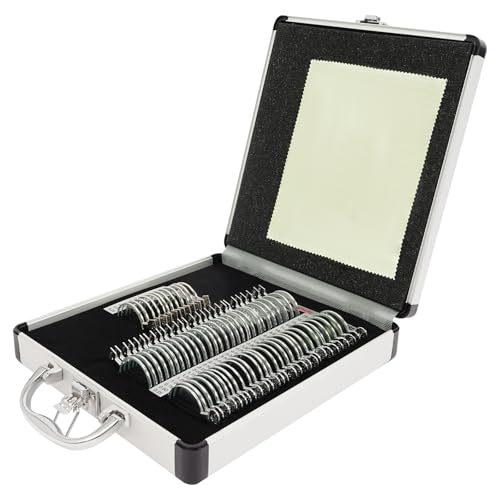68PCs Optical Trial Lens Set, Professional Rim Ophthalmic Trial Lens