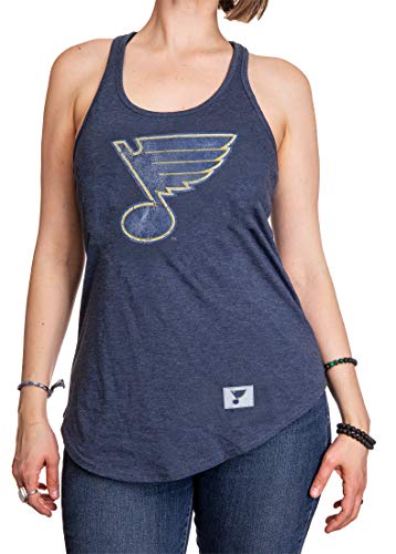Camiseta de tirantes NHL mujer azul transpirable que no aprieta