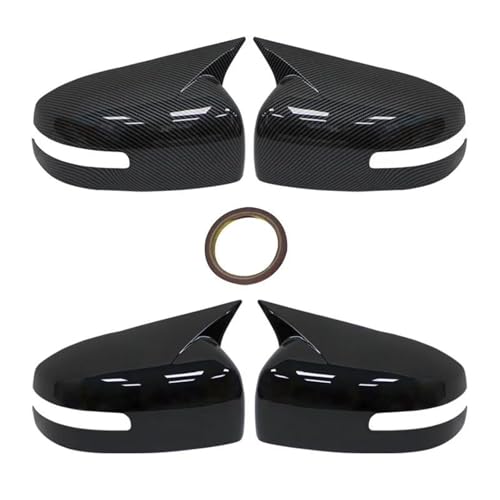 Couvercle rétroviseur Mitsubishi Lancer X 10 EX EVO 2013 2014 2015 2016 capuchon de porte noir - 3