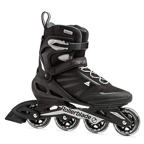Rollerblade Zetrablade Men's Adult Fitness Inline Skate, Black and Silver, Performance Inline Skates, US Men's 7 by Rollerblade - Used condition - US$144.45