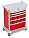 Detecto, 2022934, Mobile Care Medical Cart, Electronic, Standard Lock