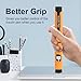 NovoPen Case, Insulin Pen Holder, Diabetic Accessories, Durable NovoPen Protector, Fit for 4, 5, 6, Echo, Echo Plus, for Insulin Pen Travel and Home, Keep Pen Safe, Only Silicone Cover 2P (Orange)