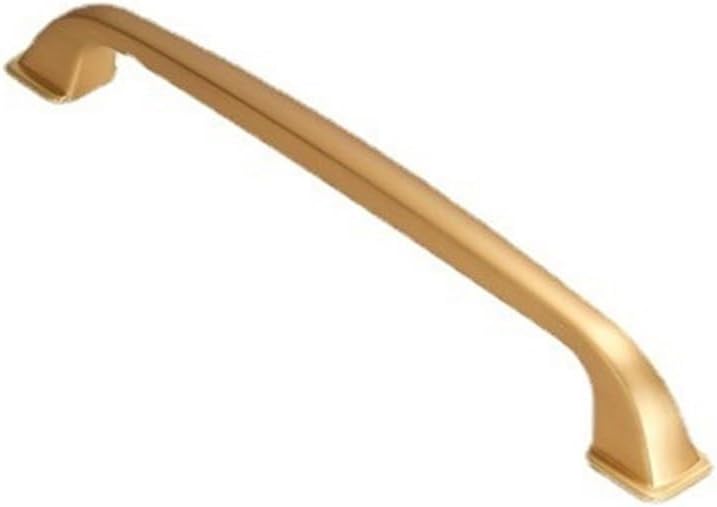 SIBBLE Cabinet Door Drawer Handle Modern Simple Single Hole Wardrobe zinc Alloy European Style Cabinet Cabinet Light Luxury Small Handle (Size : Gold Brushed Hole Distance 320mm)