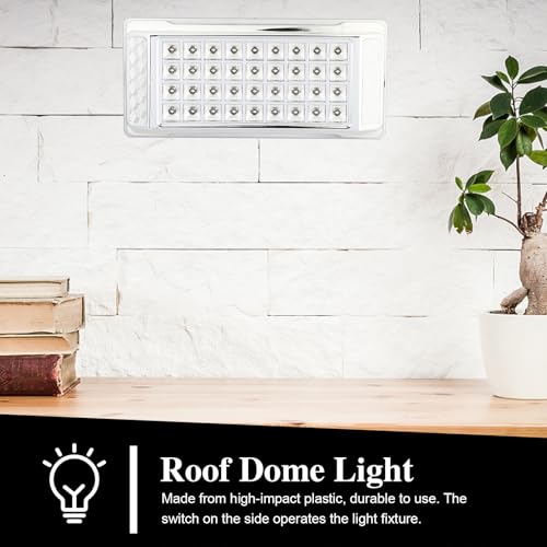 Luz de techo para coche y lámpara LED para interior de vehículo de 36 leds 6