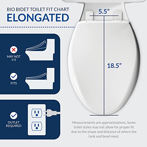 Bio Bidet Uspa A7 Se Elongated Bidet White | Adjustable Heated Toilet Seat #TOP5