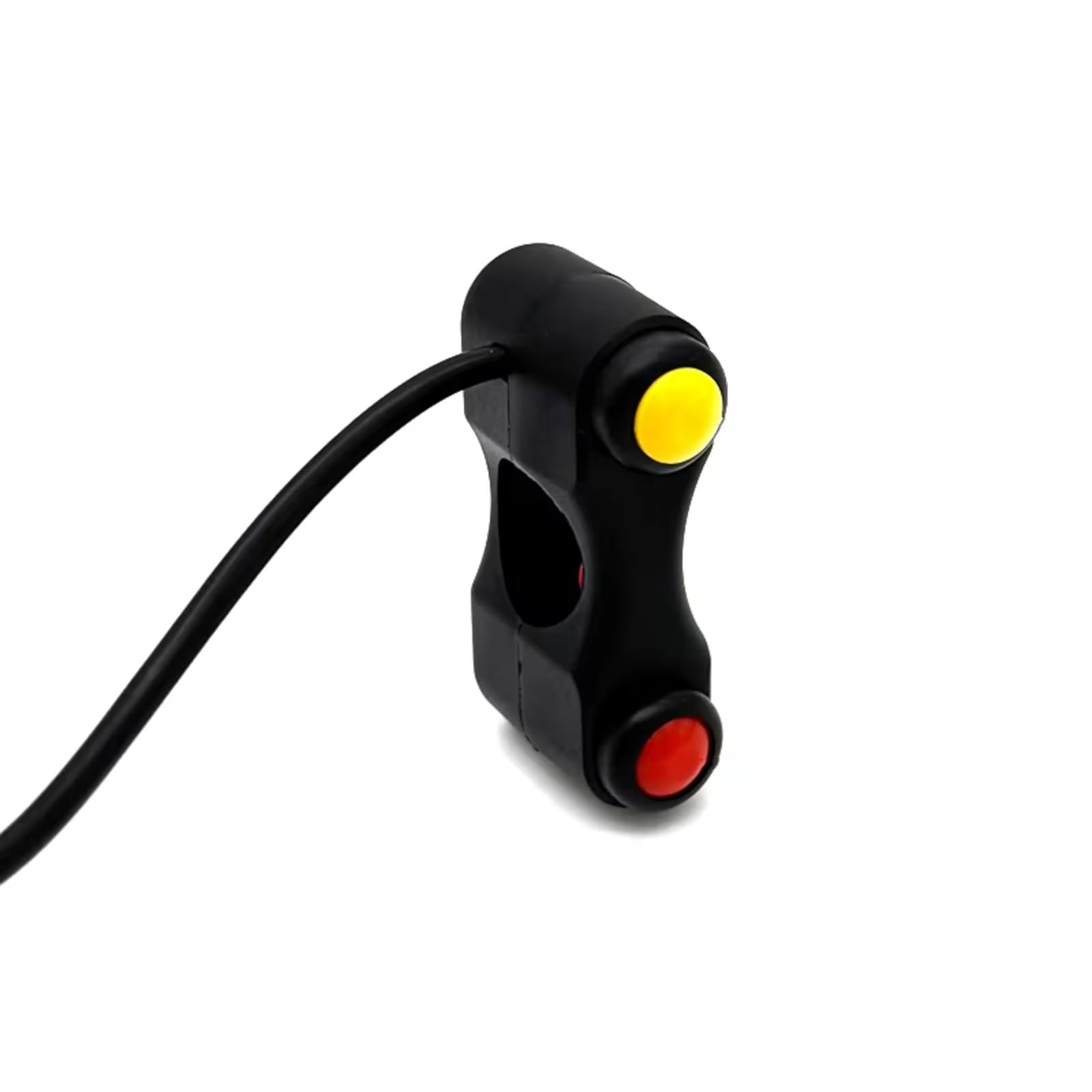 22 Mm Interrupteurs Moto 2 Boutons Pour Guidon Phare Clignotant Feux Antibrouillard Klaxon Marche/arrêt Démarrage Allumage Pièces Détachées Moto Contacteur d'Allumage(Manual)