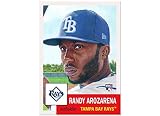 2020 Topps The MLB Living Set Baseball #353 Randy Arozarena RC Rookie Tampa Bay Rays Official MLB Tr