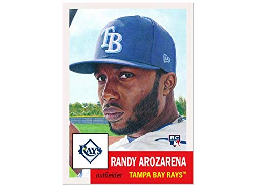 2020 Topps The Mlb Living Set Baseball #353 Randy Arozarena Rc Rookie Tampa Bay Rays Official Mlb Trading Card Online Exclusive Official Mlb Trading Card Online Exclusive #TOP15