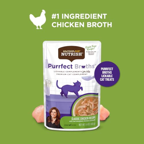 Nutrish Purrfect Broths Wet Cat Food Topper, 1.4 oz. Pouch (Rachael Ray) - image 3
