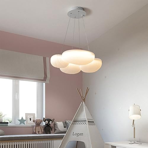 Lampe suspendue LED crème pour illuminer chaleureusement votre salle à manger
