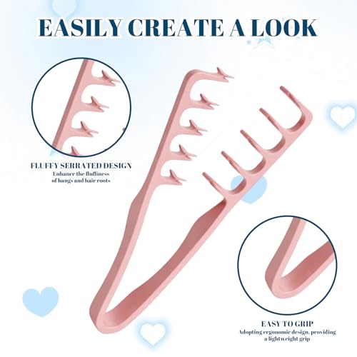 Set de 3 Peines Texturizados para Estilizado de Cabello miniatura 4