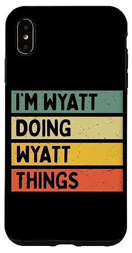 I'm Wyatt Doing Wyatt Things �ʔ������� �X�}�z�P�[�X iPhone XS Max �p
