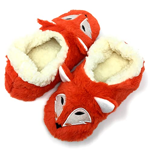 Image of ooohyeah Women's Funny Fuzzy Animal Slippers, Cute Cozy Non-Slip House Slippers for Women, Manatee Splash