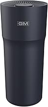 GM Air Purifier Cordless Compact Portable Car Air Purifier Best for Car Home Office Room Touch Operations Type-C USB Charging HEPA Filter Actives Oxygen Eliminates Formaldehyde Pollutants Exhaust Fumes VOCs Smoke Bad Odors & Other Odors
