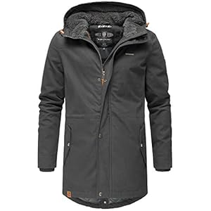 Navahoo Men’s winter jacket parka jacket warm long hood B662