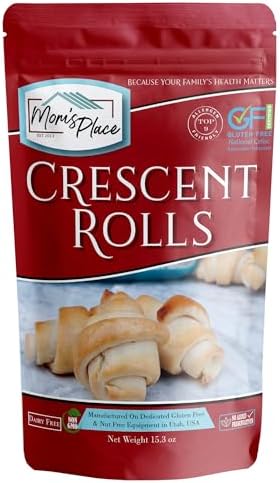 Mom's Place Gluten-Free Crescent Roll Mix, Dairy Free, Non-GMO, 12 Servings